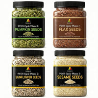 Seed Cycling Kit – The Natural PCOS Support for Hormonal Balance & Women's Wellness