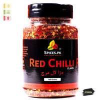 Red Chilli Flakes (Dara Lal Mirch) – Crushed Red Pepper for Pizza & Curries – Spices.pk
