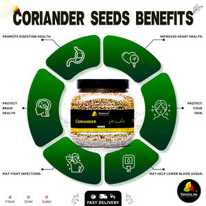 Coriander seeds -Sukha Dhania (دھنیا)