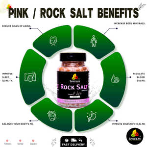Pink Salt - Rock Salt (همالیائی گلابی نمک)