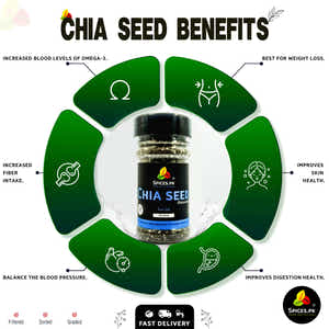 Chia Seeds (چیا سیڈ / Tukhm-e-Sharbati)