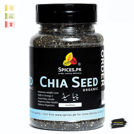 Chia Seeds (Tukhm‑e‑Sharbati): Benefits, Uses & Price in Pakistan – Organic Superfood