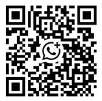 QR code with WhatsApp logo