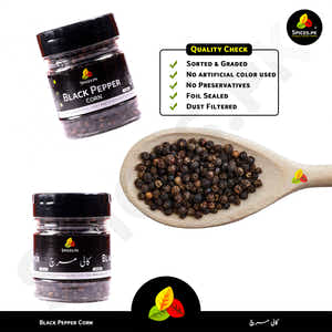 Black Pepper Corns (کالی مرچ)