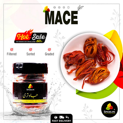 Mace (Javitri) Hot Sale – Up to 60% off on premium whole mace with fast delivery across Pakistan from Spices.pk.